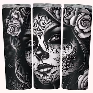 Day Of The Dead 20Oz Skinny Tumbler