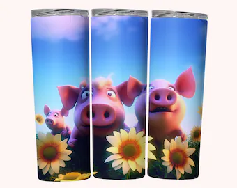 Baby Pigs 20Oz Skinny Tumbler