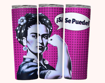 Frida Khalo Inspiration 20Oz Skinny Tumbler Tumbler