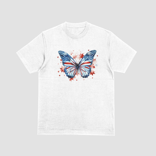 America Butterfly Tshirt