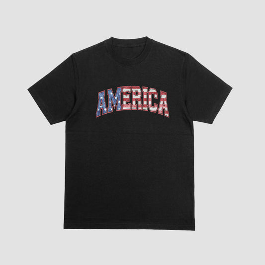 America Starts Stripes Tshirt