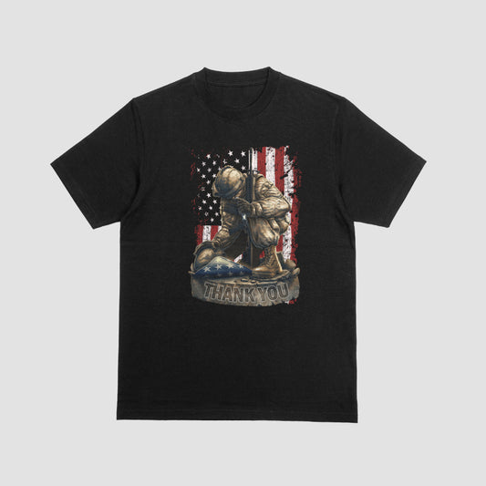 Distressed Memorial Day Thank you Tshirt