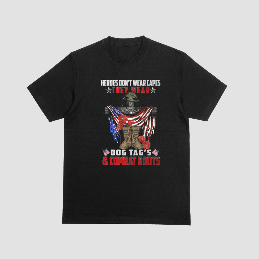 Heroes Don’t Wear Capes Tshirt