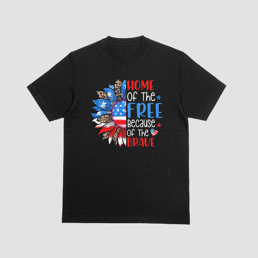 Home Of The Free Because Of The Brave Tshirt