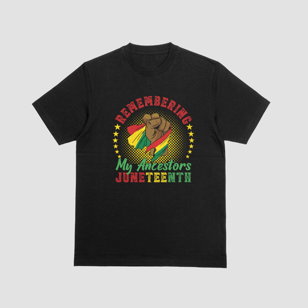 Remembering Fist Juneteenth Tshirt