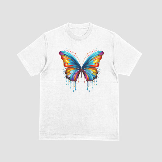 Watercolor Butterfly Kids Tshirt