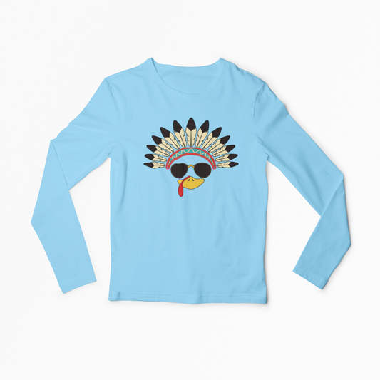 Indian Chicken Youth Long Sleeve Tshirt
