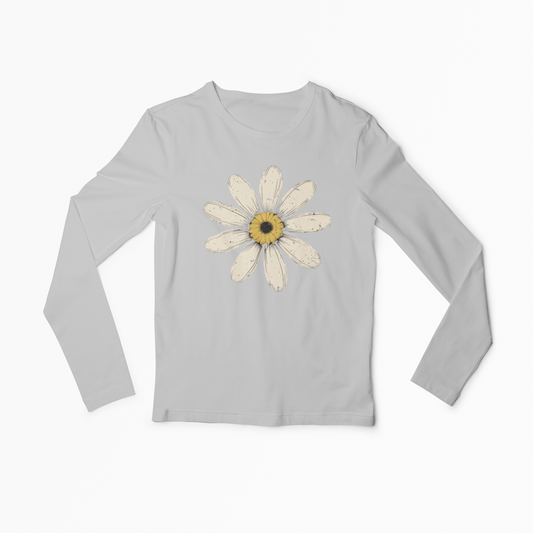 Flower Youth Long Sleeve Tshirt