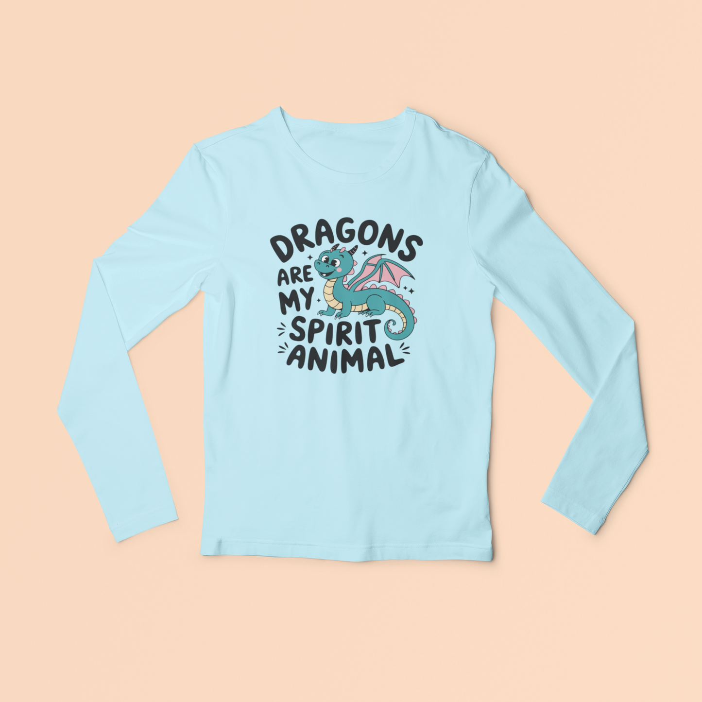 Dragons Are My Spirit Animal Youth Long Sleeve Tshirt