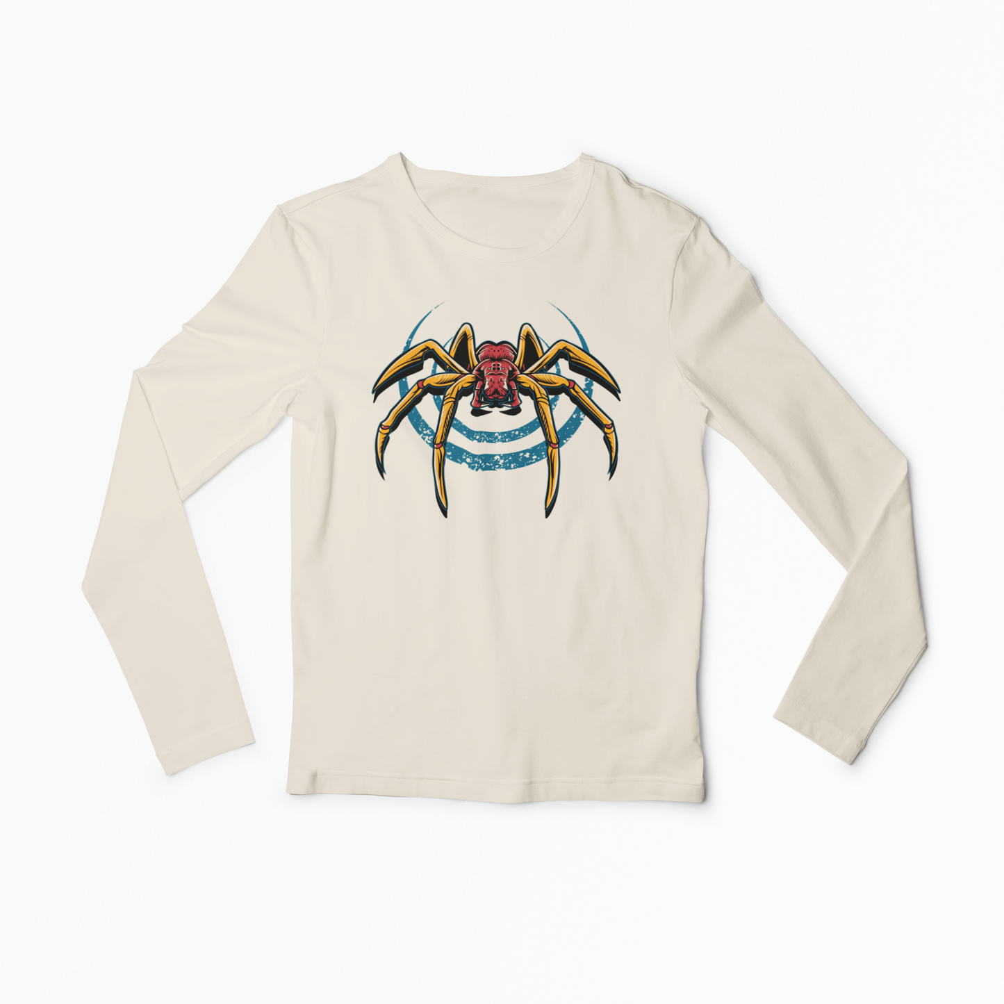 Golden Fang Spider Men Long Sleeve Tshirt