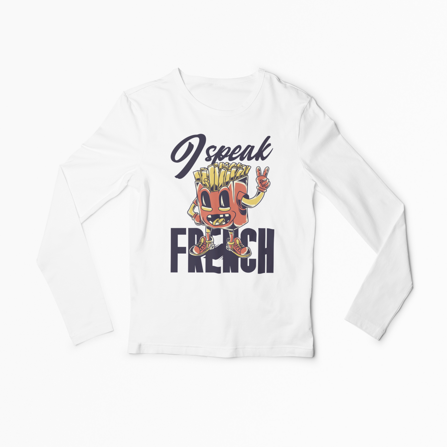 I Speak French Men Long Sleeve Tshirt