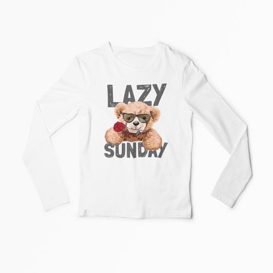 Lazy Sunday Men Long Sleeve Tshirt