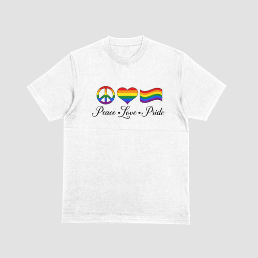 Peace Love Pride Tshirt