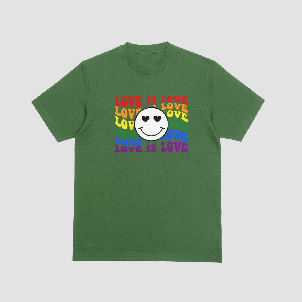 Love Is Love Smiley Tshirt