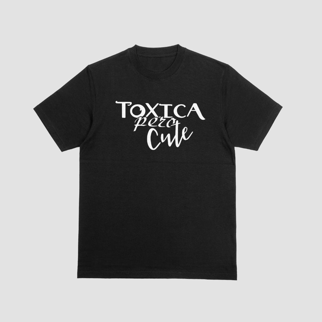 Toxica Pero Cute Black Tshirt