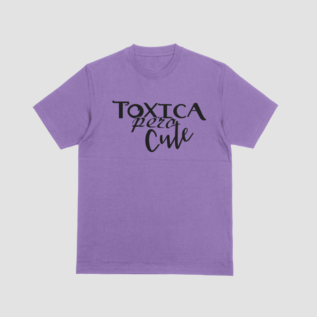 Toxica Pero Cute Purple Tshirt