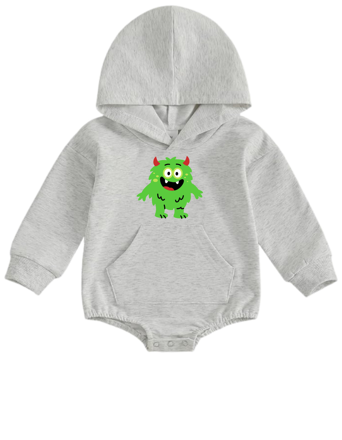 Green Monster Hooded Onesie