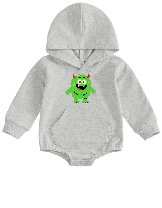 Green Monster Hooded Onesie