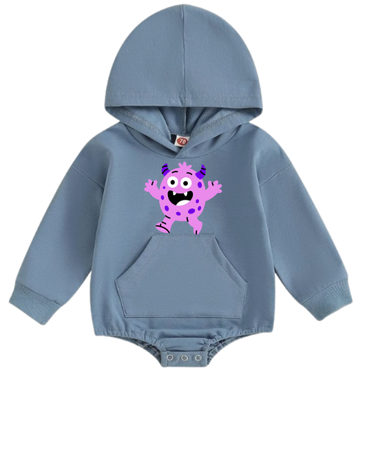 Cute Monster Hooded Onesie