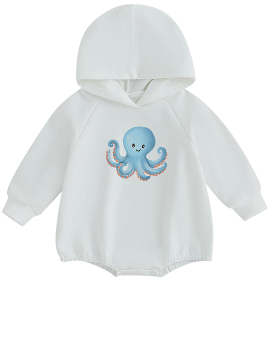 Octopus Hooded Onesie
