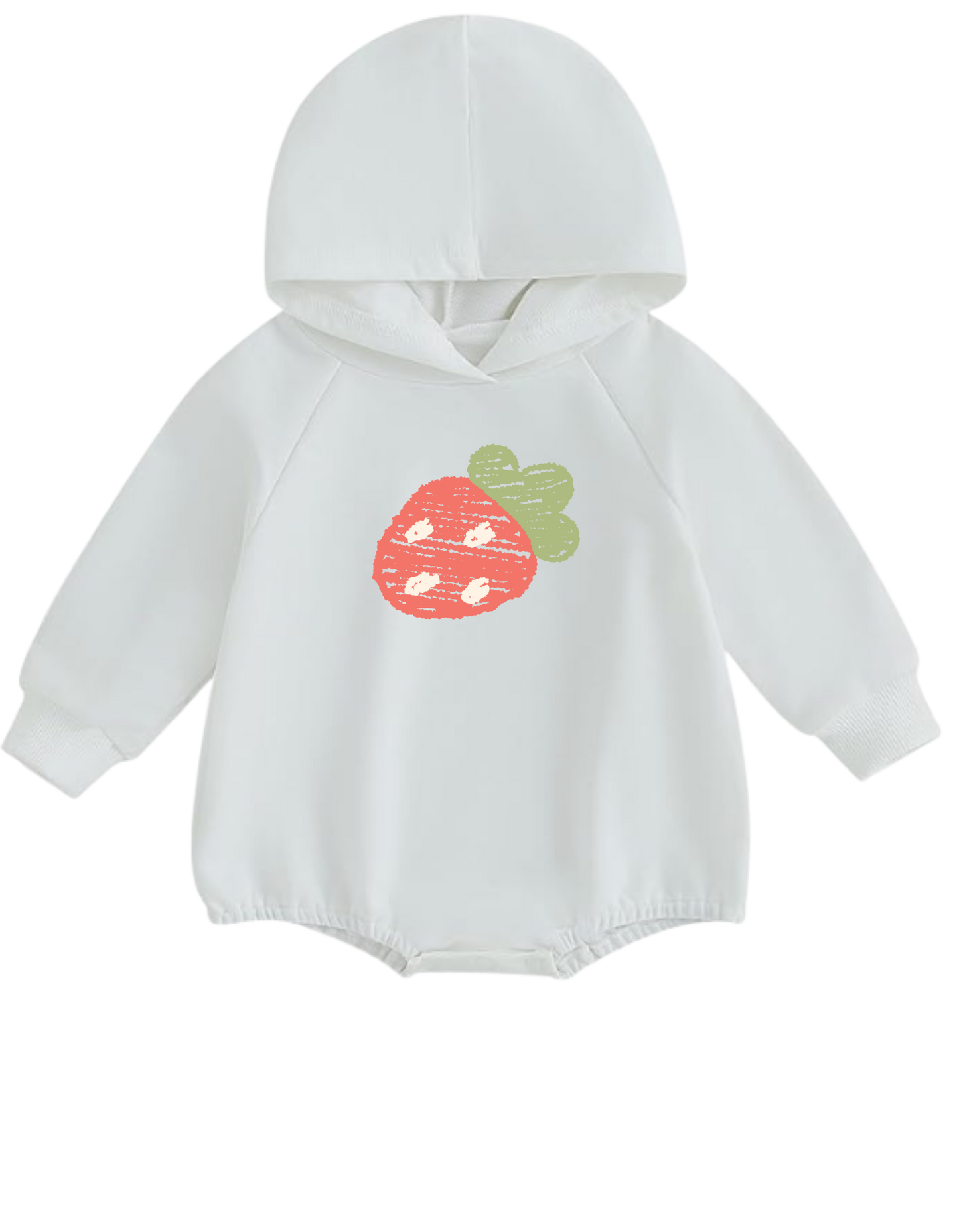 Strawberry Hooded Onesie