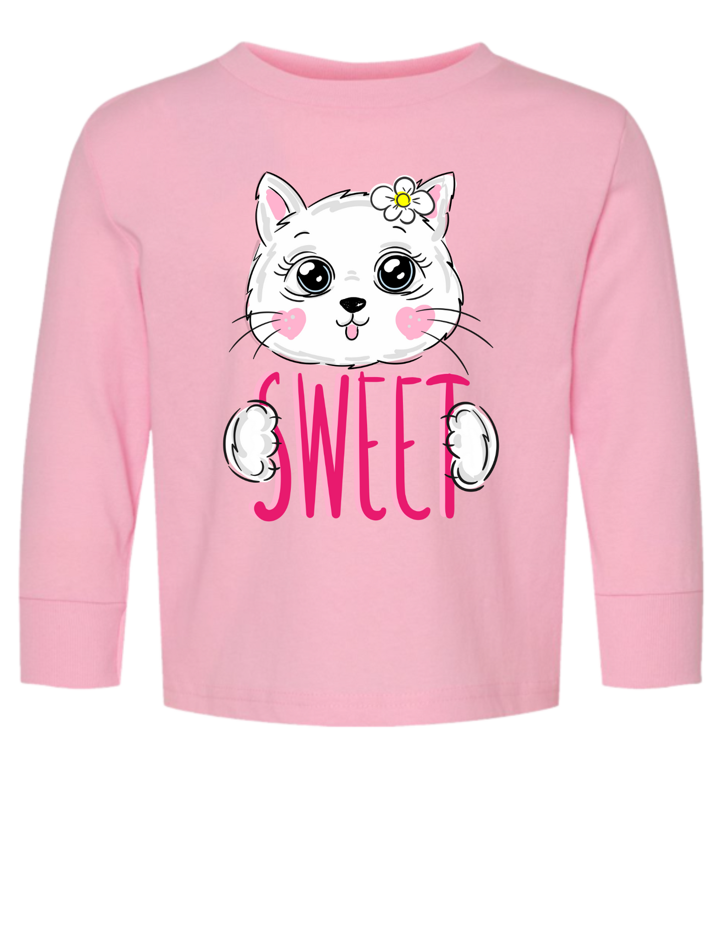 Sweet Long Sleeve Toddler Tshirt