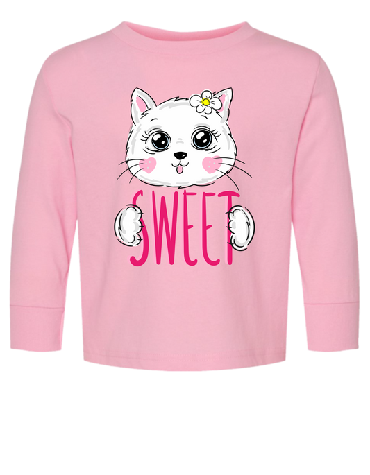 Sweet Long Sleeve Toddler Tshirt