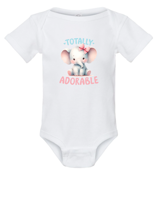 Totally Adorable Short Sleeve Baby Onesie