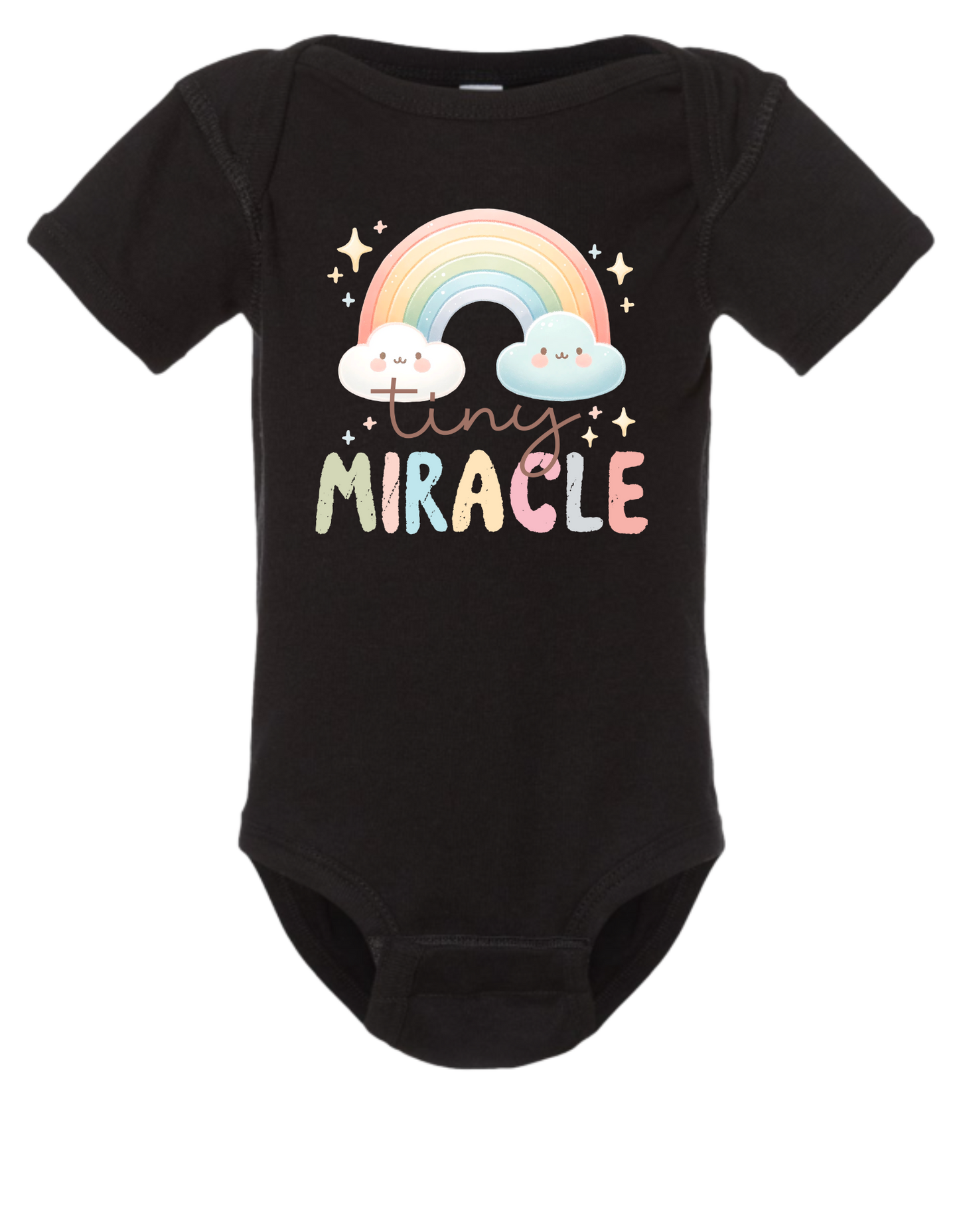 Tiny Miracle Short Sleeve Baby Onesie