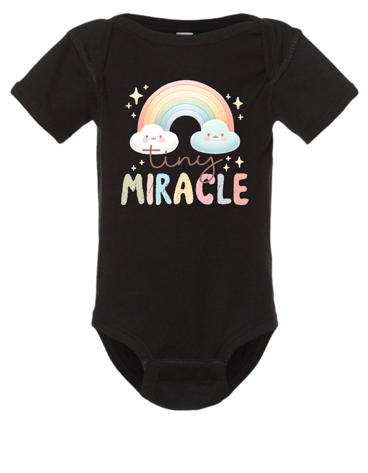 Tiny Miracle Short Sleeve Baby Onesie