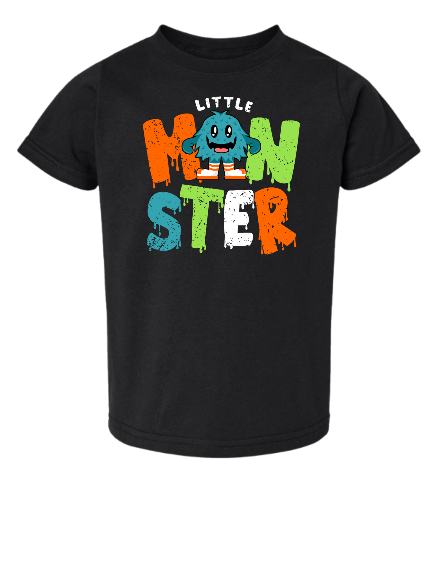 Little Monster Short Sleeve Toddler Tshirt