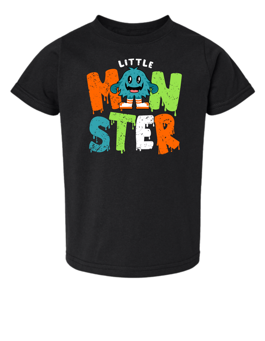 Little Monster Short Sleeve Toddler Tshirt