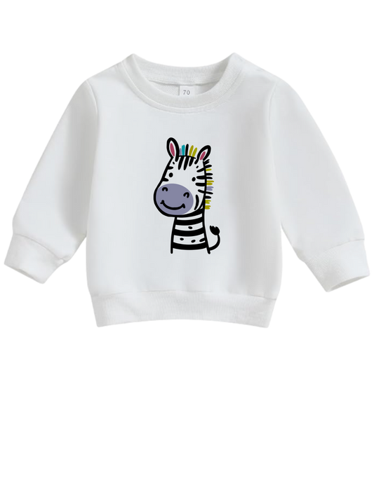 Cute Zebra Baby Sweatshirt