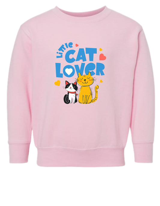 Little Cat Lover Toddler Sweatshirt