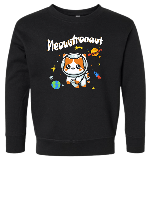 Meaustronaut Toddler Sweatshirt