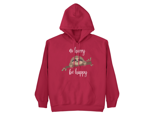 No Hurry Be Happy Youth Hoodie