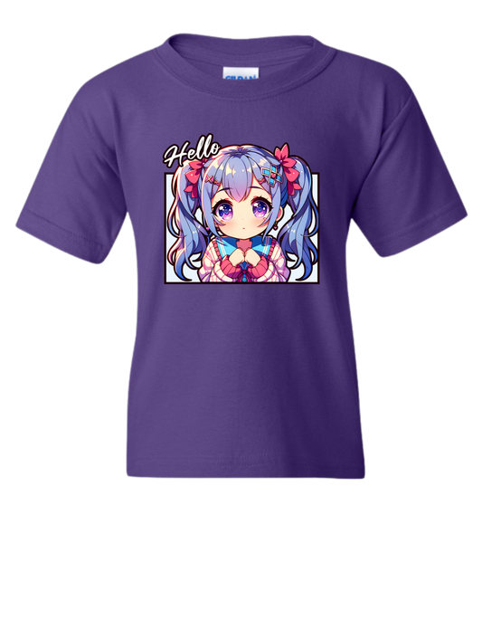 Hello Anime Youth Tshirt