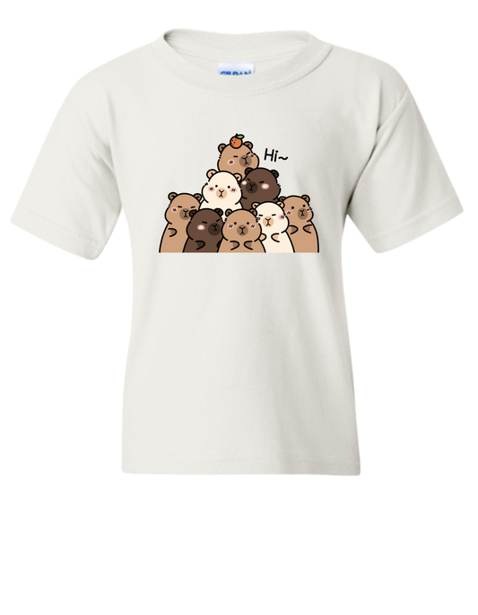 Hi Capybara Youth Tshirt