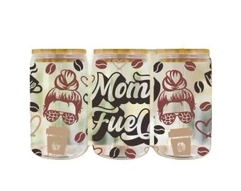 Mom Fuel Glass Tumbler