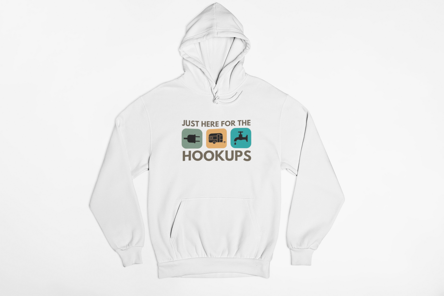 Just Here For The Hookups Men Hoodie
