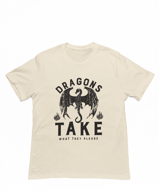 Dragons Take What They Please Men Tshirt