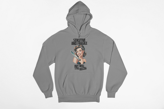 Sensitive & Fragile Women Hoodie