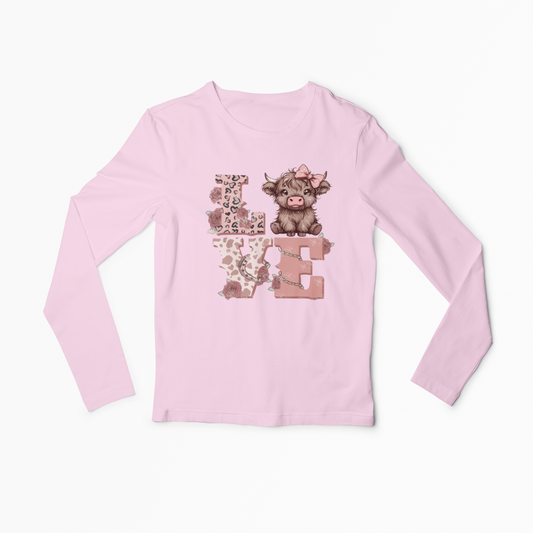 Love Long Sleeve Women Tshirt