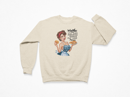 Waffles Women Sweatshirt