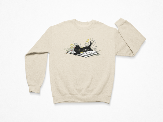Reading Kittie Woman Sweatshirt