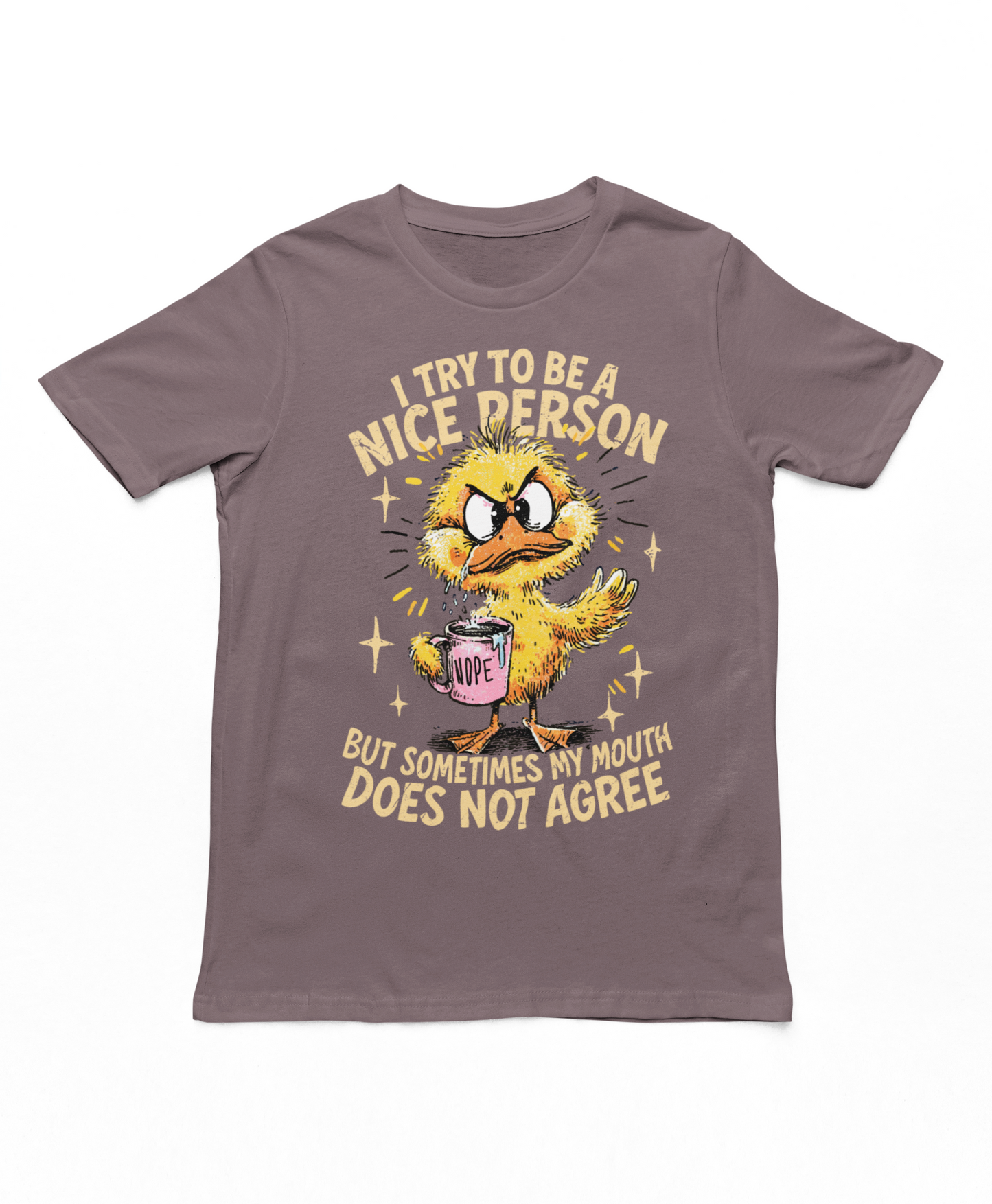 I Try To Be A Nice Person Women Tshirt
